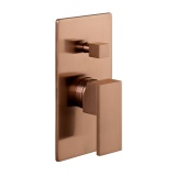 Cutout image of Vado Individual Notion Brushed Bronze Dual Outlet Manual Shower Valve